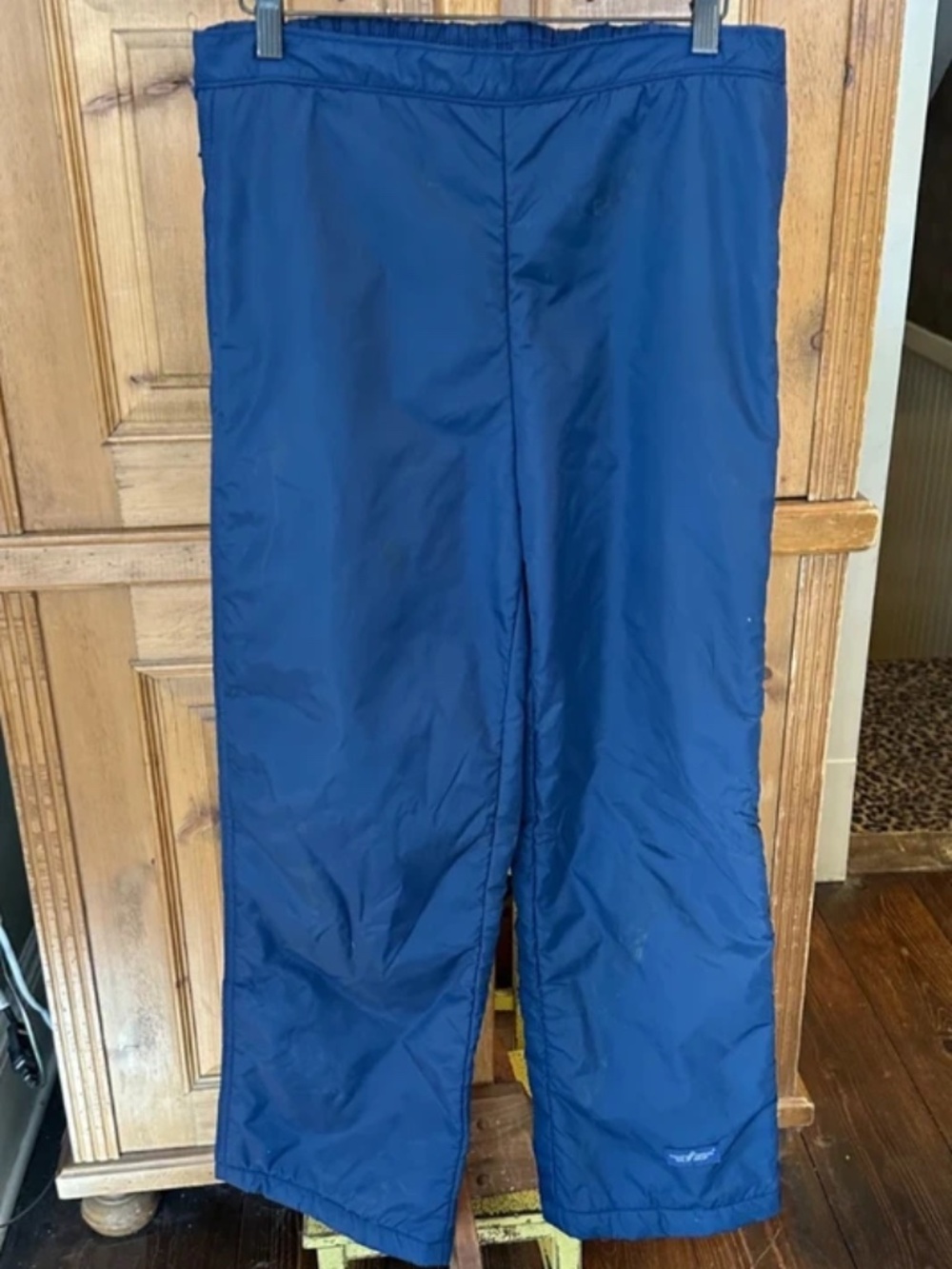 Swing West Ski Wear / Raven Industries Ladies Navy Blue Full Zip Ski Pants 14